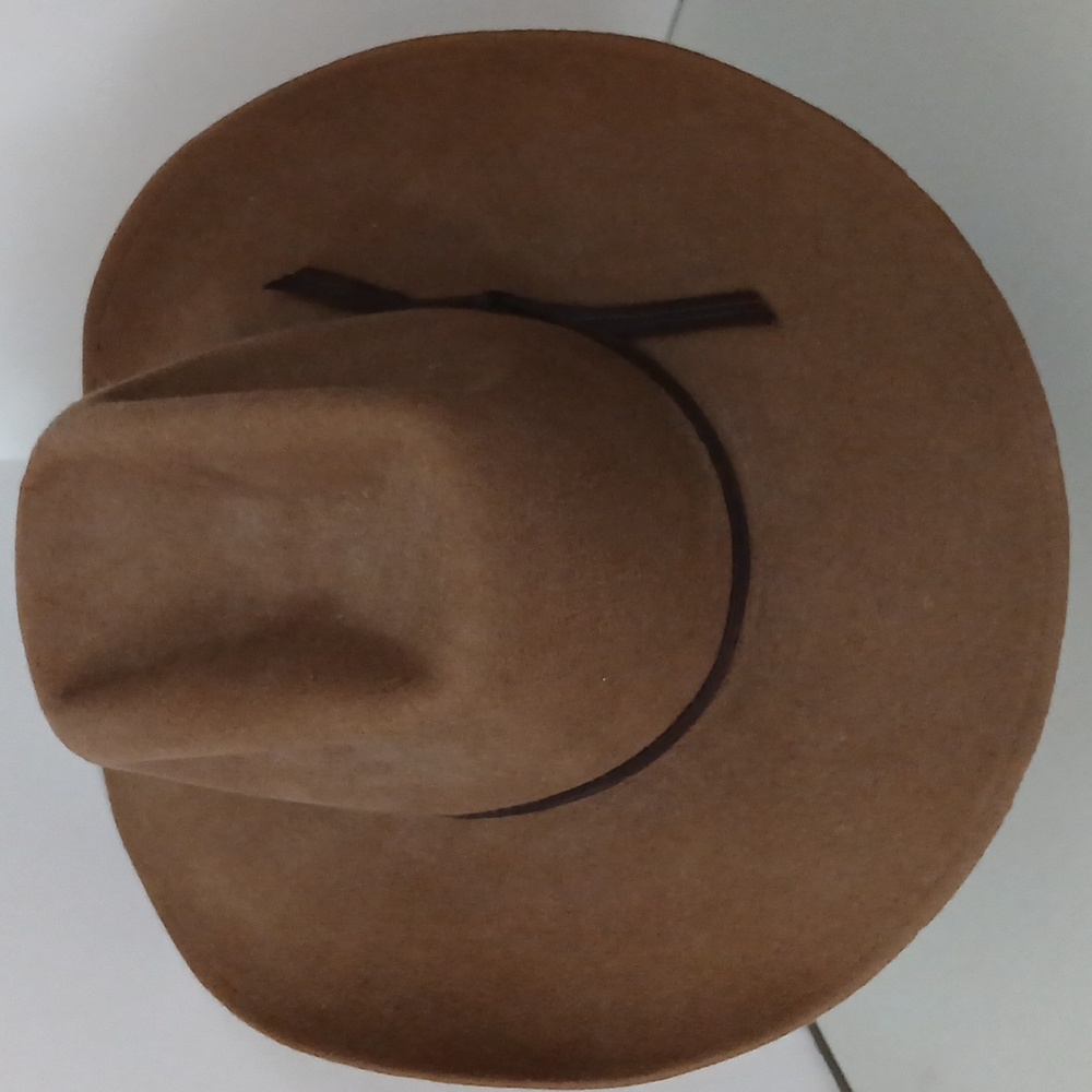 Rockmount Ranch Wear - 100% Wool - Brown Cowboy/Western Hat - 7 1/8 - Picture 12 of 12